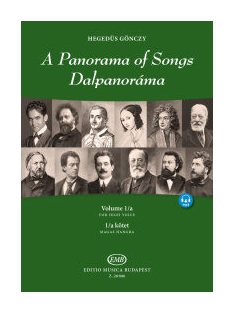   Hegedüs Gönczy Katalin: Dalpanoráma 1/a - Négy évszázad könnyű dalai hat nyelven magas hangra