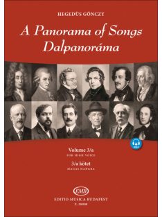  Hegedüs Gönczy Katalin: Dalpanoráma 3/a-Négy évszázad könnyű dalai hat nyelven magas hangra