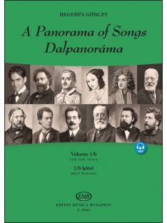   Hegedüs Gönczy Katalin:Dalpanoráma 1/b Négy évszázad könnyű dalai hat nyelven mély hangra