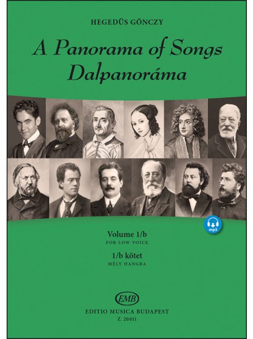 Hegedüs Gönczy Katalin:Dalpanoráma 1/b Négy évszázad könnyű dalai hat nyelven mély hangra