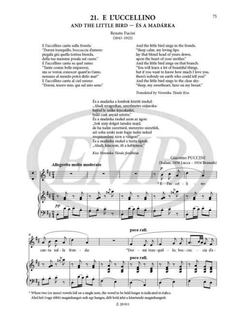 Hegedüs Gönczy Katalin:Dalpanoráma 1/b Négy évszázad könnyű dalai hat nyelven mély hangra