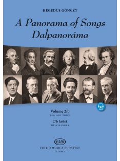   Hegedüs Gönczy Katalin:Dalpanoráma 2/b-Négy évszázad könnyű dalai hat nyelven mély hangra
