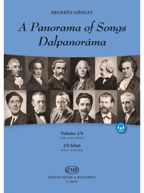 Hegedüs Gönczy Katalin:Dalpanoráma 2/b-Négy évszázad könnyű dalai hat nyelven mély hangra