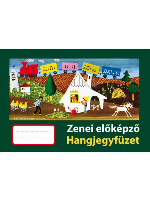 Zenei előképző - Hangjegyfüzet
