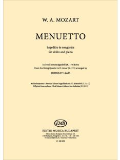 W.A.Mozart: MENUETTO hegedűre és zongorára
