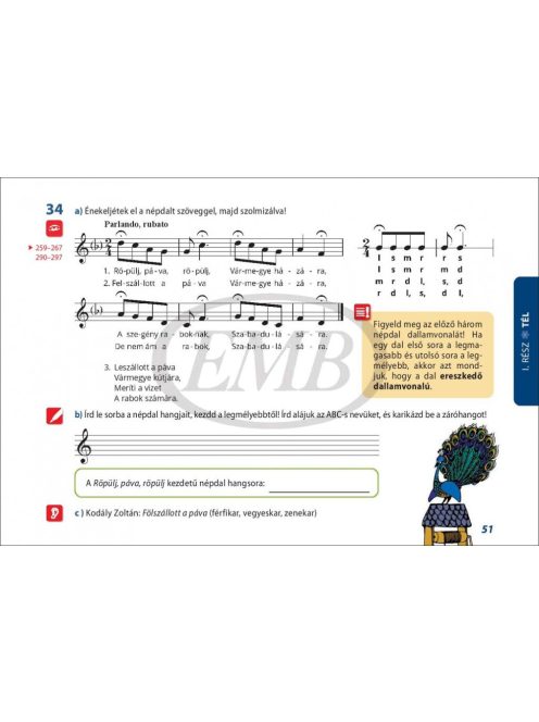 Dobszay László Szolfézskönyv zeneiskolásoknak Hangok Világa 1