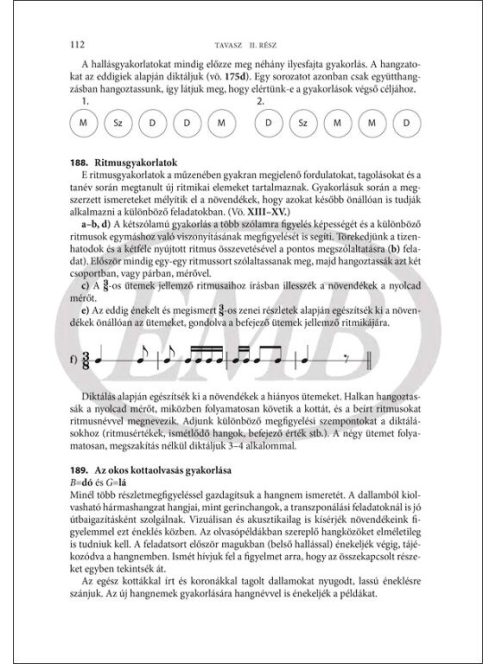 Dobszay László: Útmutató a Szolfézskönyv zeneiskolásoknak 2. kötetének tanításához
