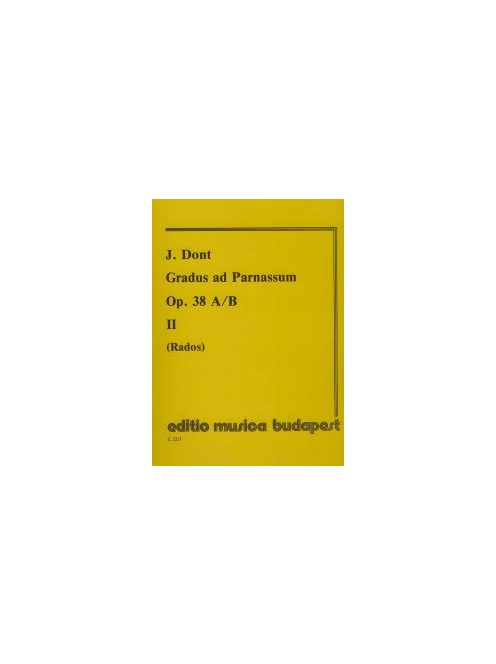 Jakob Dont:  Gradus ad Parnassum 2