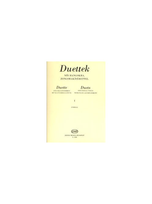 Forrai Miklós:  Duettek női hangokra 1.