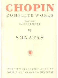   Frédéric Chopin:  Sonatas CW VI (Paderewski-Bronarsky-Turczynski)