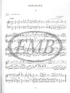 Wolfgang Amadeus Mozart:  Hat bécsi szonatina