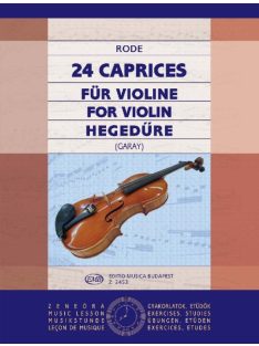 Rode: 24 Caprices - hegedűre