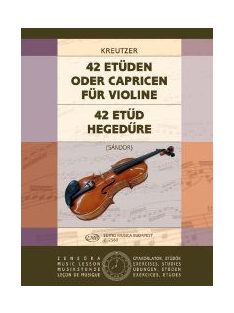 Rodolphe Kreutzer:  42 etűd hegedűre
