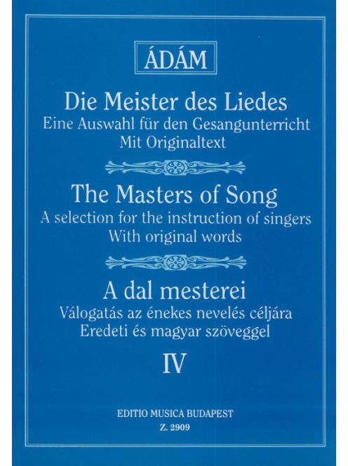 Ádám Jenő: A dal mesterei 4.