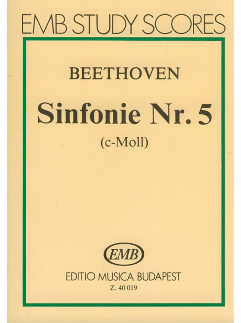 Beethoven: V szimfónia (c-moll)-kispartitúra