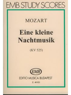   Wolfgang Amadeus Mozart:  Eine kleine Nachtmusic-kispartitúra
