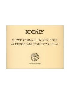 Kodály Zoltán:  66 kétszólamú énekgyakorlat
