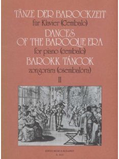 Barokk táncok zongorára (csemballóra) II.