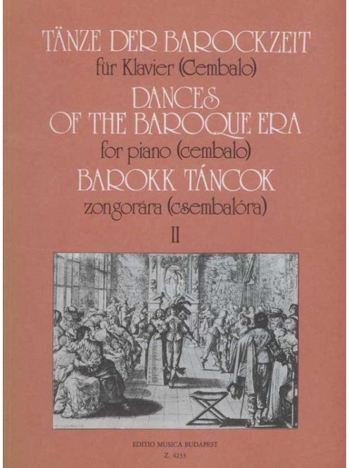 Barokk táncok zongorára (csemballóra) II.