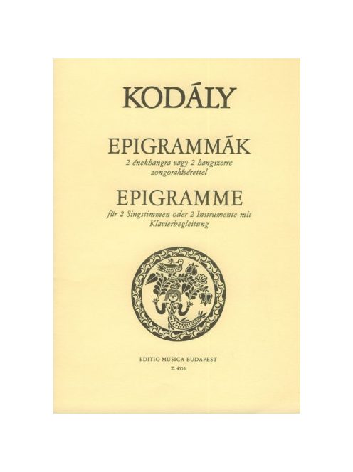 Kodály: Epigrammák
