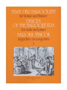   Sándor Frigyes, Nagy Olivér:  Barokk táncok hegedűre éa zongorára I.