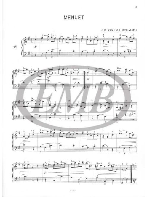 Hernádi Lajos:  Könnyű zongoramuzsika a XVIII. századból