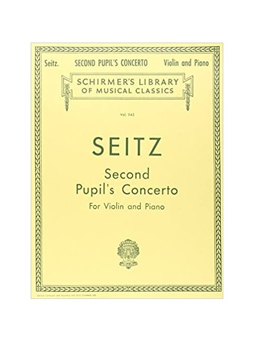 Seitz, Friedrich: PUPIL'S CONCERTO IN G MAJOR