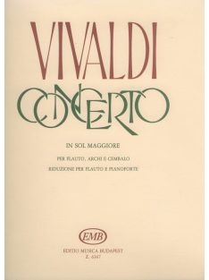   Antonio Vivaldi:  Concerto in sol Maggiore-fuvola kotta zongorakísérettel