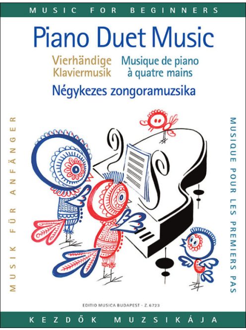 Váczi Károly:  Négykezes zongoramuzsika kezdők számára