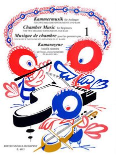   Máriássy István:  Kamarazene kezdők számára, két dallamhangszerre és basszusra -1