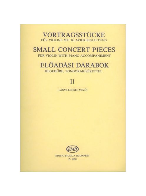 Lányi Margit,Lenkei Tiborné,Mező László:  Előadási darabok 2