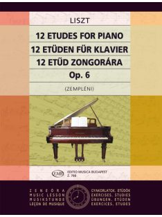 Liszt Ferenc:  12 etűd