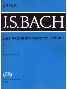   Johann Sebastian Bach:  Das Wohltemperierte Klavier II (Urtext)