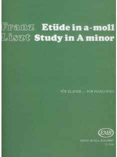 Liszt Ferenc:  A-moll etüd