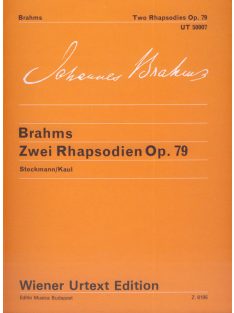 Johannes Brahms:  Zwei Rhapsodien