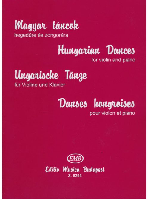 Magyar táncok hegedűre és zongorára