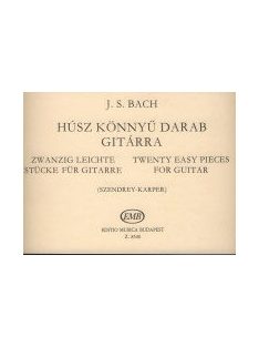 Johann Sebastian Bach:  20 könnyű darab gitárra