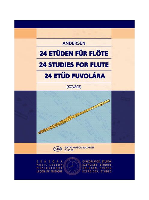 Joachim Andersen:  24 etűd fuvolára