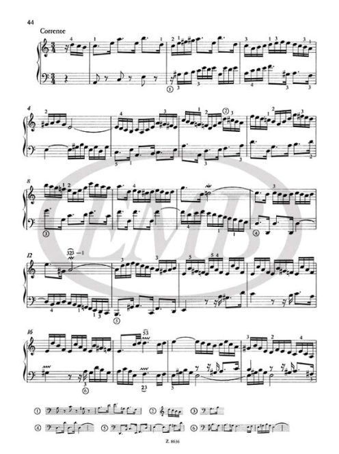 Bach, Johann Sebastian: 6 Partite per il clavicembalo