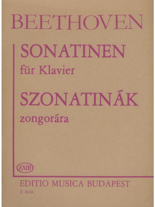 Ludwig van Beethove:  Szonatinák