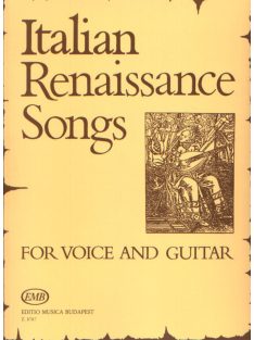  Benkő Dániel:  Olasz reneszánsz dalok-énekhangra és gitárra