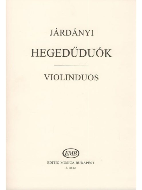 Járdányi: Hegedűduók