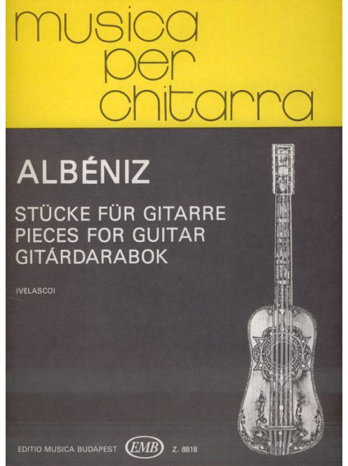 Isaac Albéniz:  Gitárdarabok