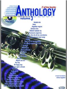   Clarinet Anthology Vol.3:  31 Sláger klarinétra átdolgozva- CD melléklettel