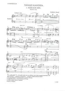   Karai József:  Tavaszi kantáta-gyermekkar zongorakísérettel