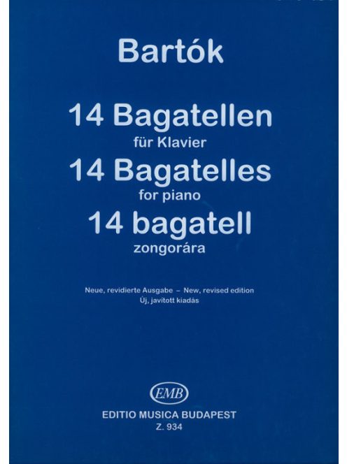 Bartók Béla:  14 bagatell zongorára