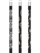 Jumbo krém színű ceruza kottamintával