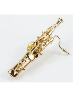 Aranyozott fagott kitűző ajándékdobozban