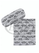 Kottamintás fehér szemüvegtok, mikroszálas tisztító kendővel