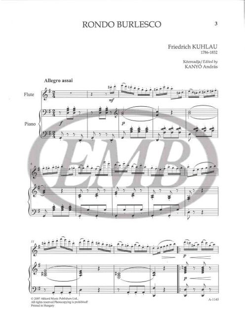 Kanyó András: Flauto Virtuoso